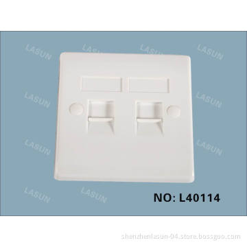 6 Port Faceplate USA Standard (L40114)
